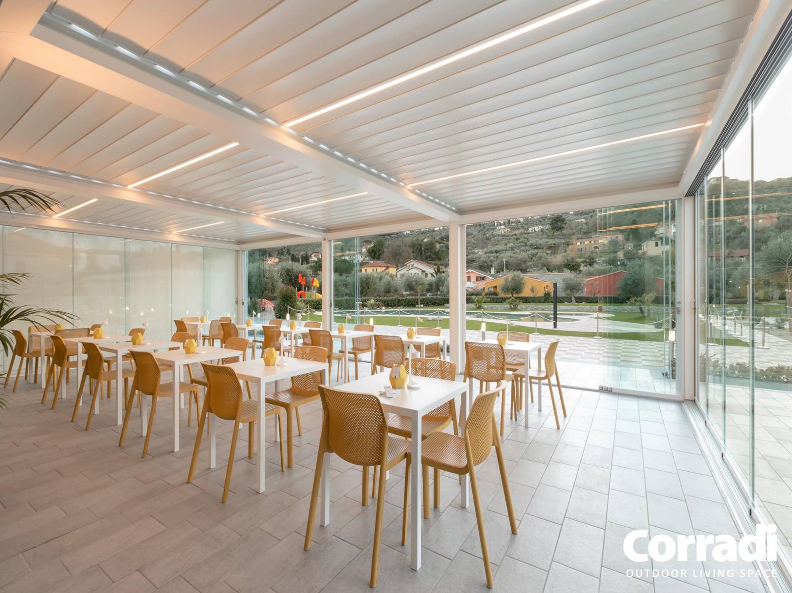 Installation d'éclairages à leds avec lumière chaude pour des pergolas dans les Bouches-du-Rhône